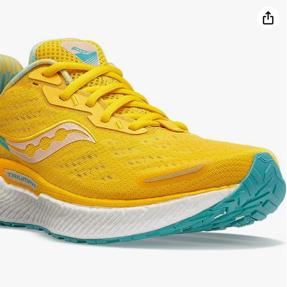 Saucony Women's Triumph 19 Running Shoe in Mimosa